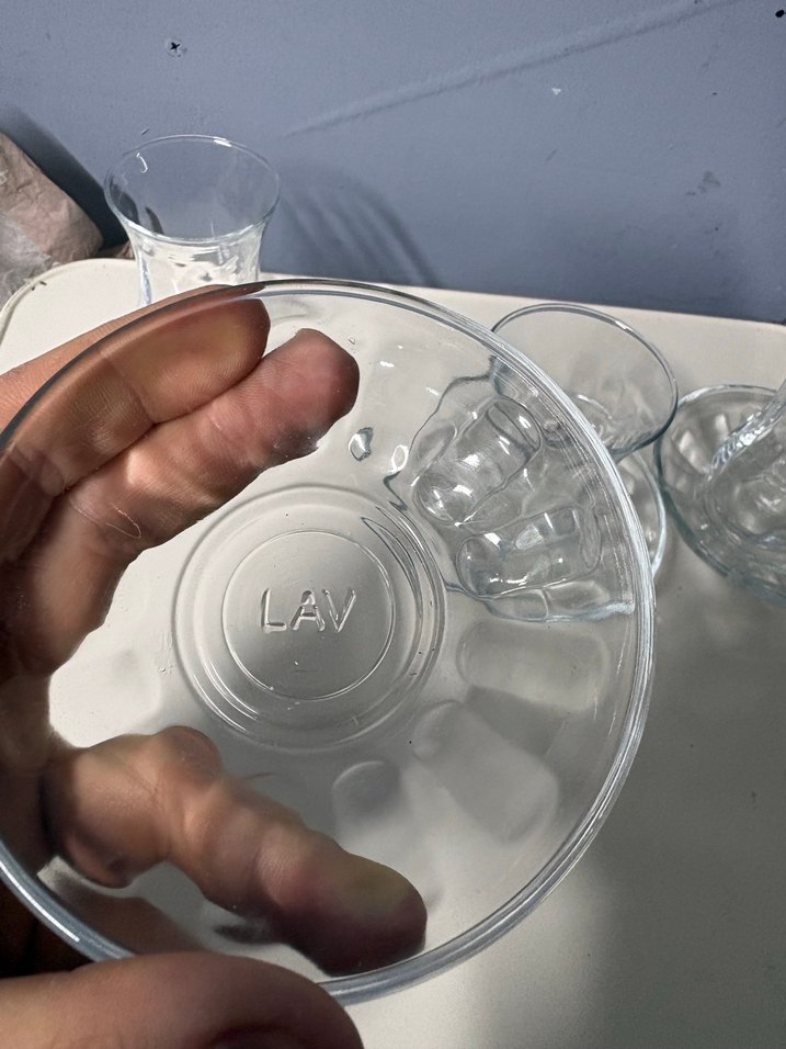 LAV 3 Adet Çay bardağı seti ince bel - Görsel 2