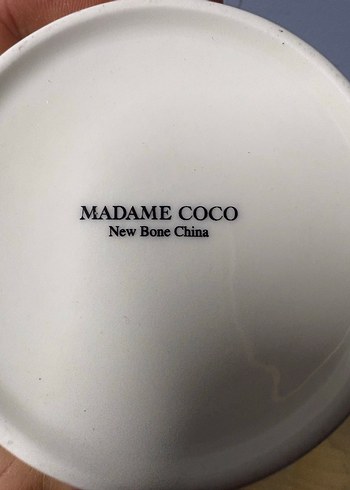 Madame Coco Desenli seramik Kase - Görsel 4