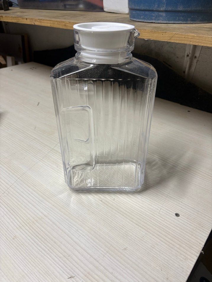 Büyük Cam Şişe sağlam temiz - Görsel 2