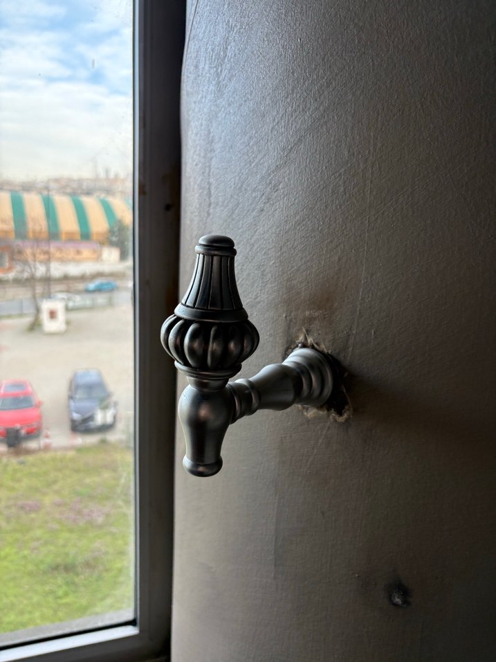 Modern Klasik Gri Perdelik - Görsel 2