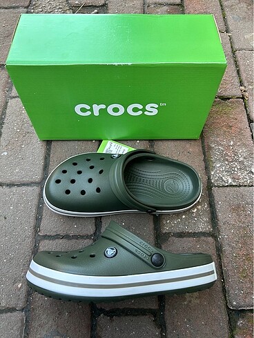 39 Beden haki Renk CROCS TERLİK 39 NUMARA