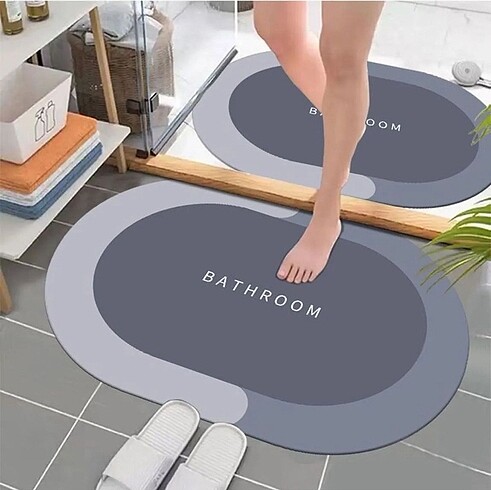 Sihirli Su emici banyo paspası