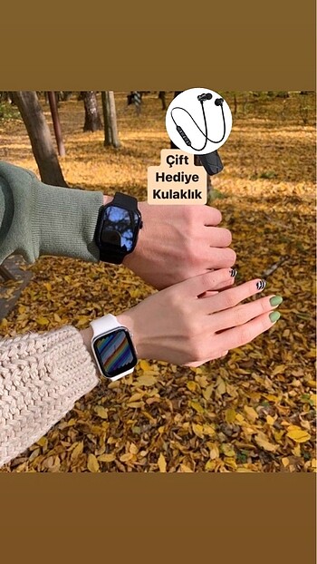 SEVGİLİ KOMBİNİ ÇİFT AKILI SAAT KULAKLIK HEDİYELİ