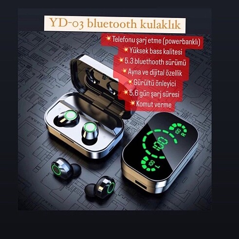 YD-03 TWS BLUETOOTH KULAKLIK