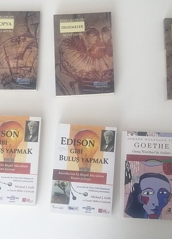 Çeşitli roman ve kitaplar