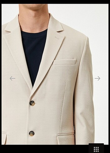 KOTON Slim Fit Blazer Ceket