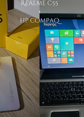 Hp Compaq+Realme C55 256 GB 