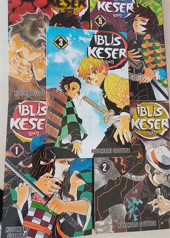 İblis Keser Manga Seti - 5 Cilt