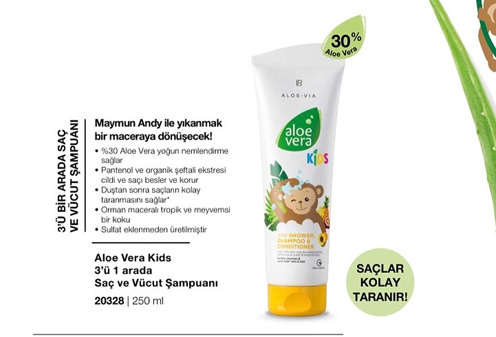 LR HEALTH BEAUTY #LR ÇOCUK ŞAMPUANI- 500 ml