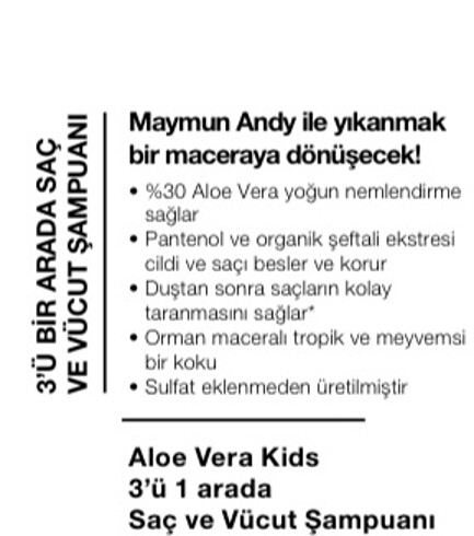 Beden çeşitli Renk #LR ÇOCUK ŞAMPUANI- 500 ml