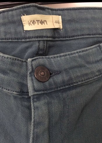 Koton Koton marka kanvas kumaş limon küfü pantolon