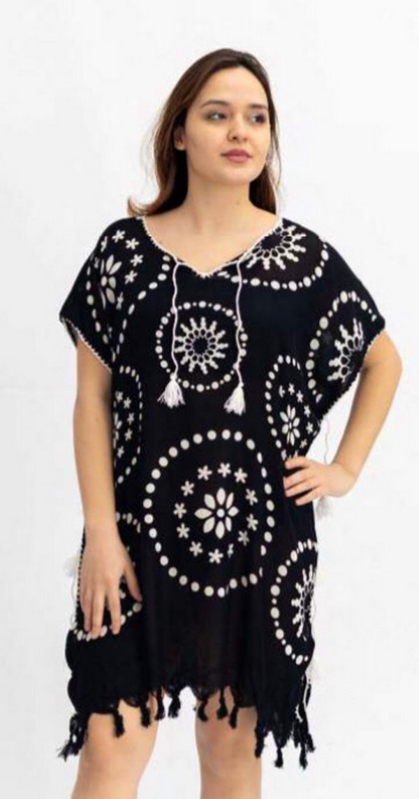 #Tokat el baskısı  Püsküllü #pareo 38/48 standart - Görsel 2