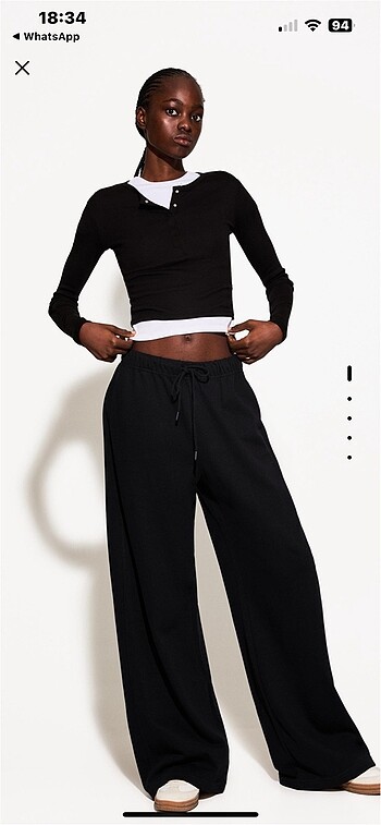 bershka pamuklu pantolon