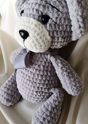 Beden Gri Peluş Oyuncak Ayı