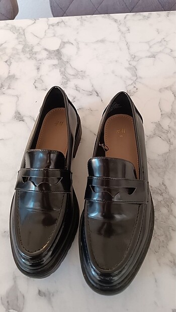 36 Beden siyah Renk Loafer