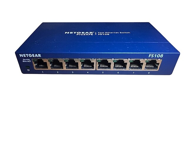 Diğer Netgear FS108 internet switch dağıtıcı ethernet