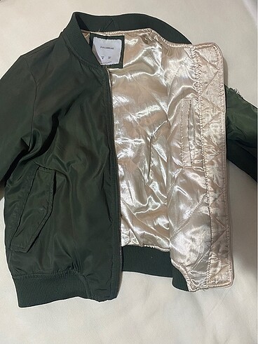 Pull and Bear yeşil pilot ceket