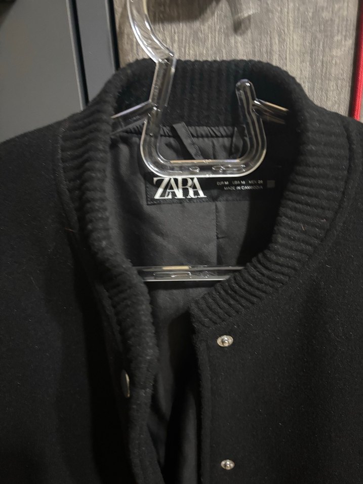 Zara Kaşe Bomber Ceket - Görsel 4