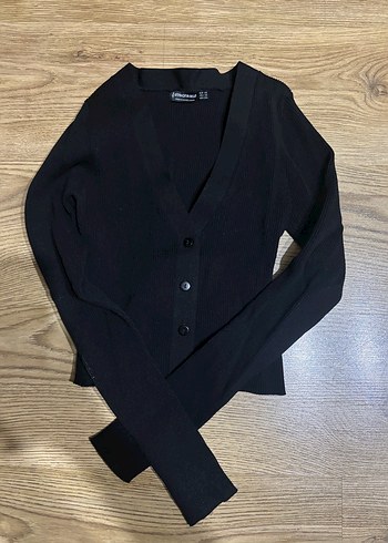 Stradivarius Siyah Hırka - Görsel 3