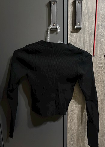 Stradivarius Siyah Hırka - Görsel 2