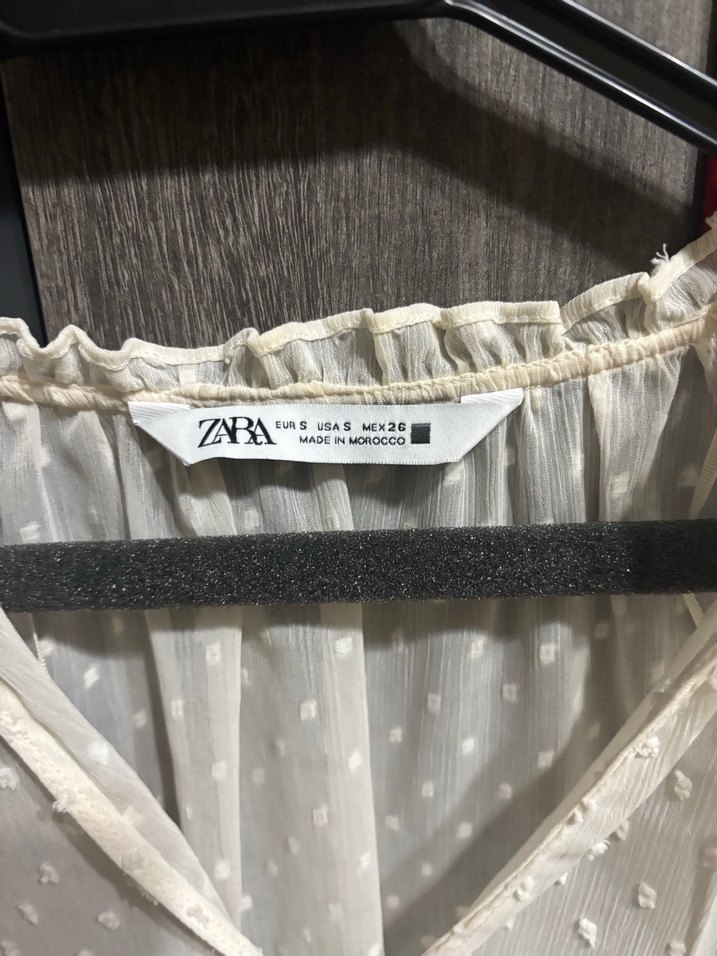 Zara Şifon Bluz - Görsel 5