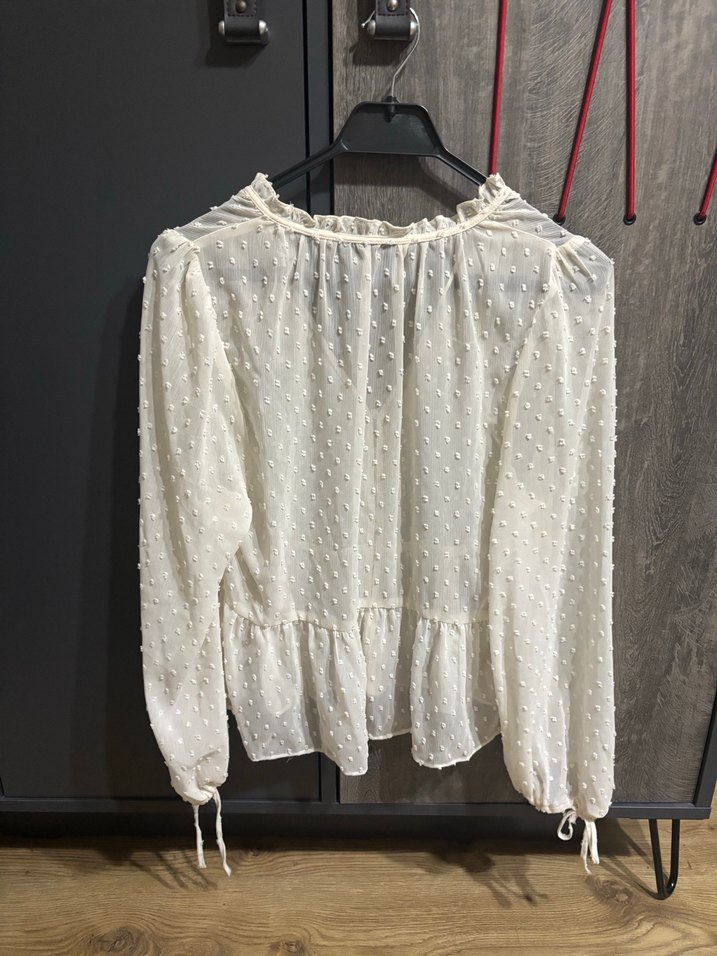 Zara Şifon Bluz - Görsel 4