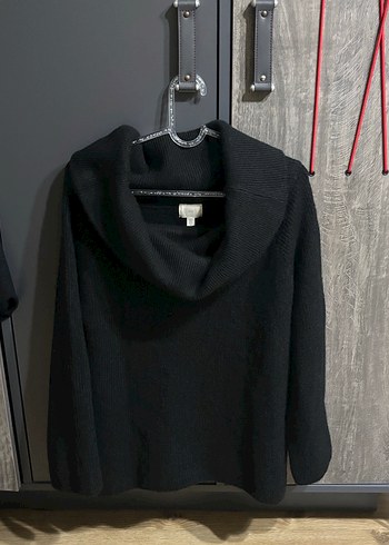 H&M Kadın Kayık Yaka Mini Kazak - Görsel 3