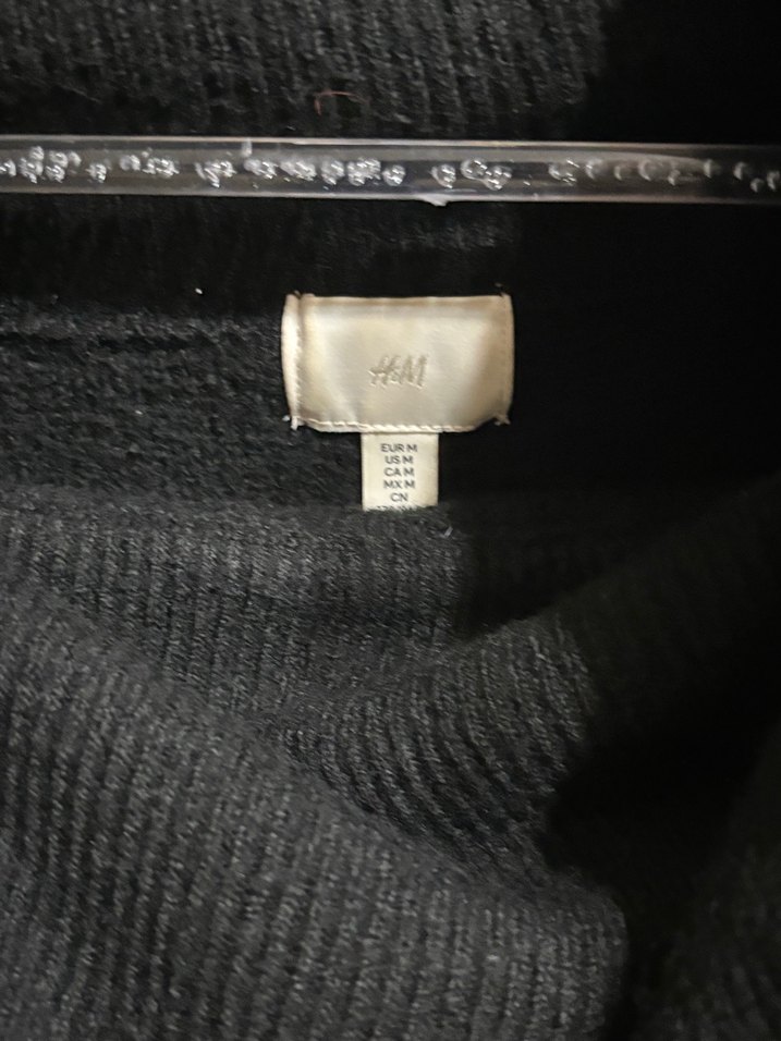 H&M Kadın Kayık Yaka Mini Kazak - Görsel 4