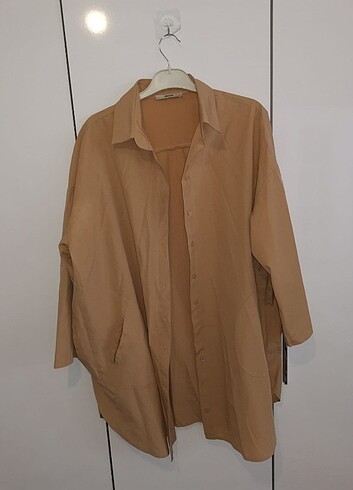 Camel oversize tunik