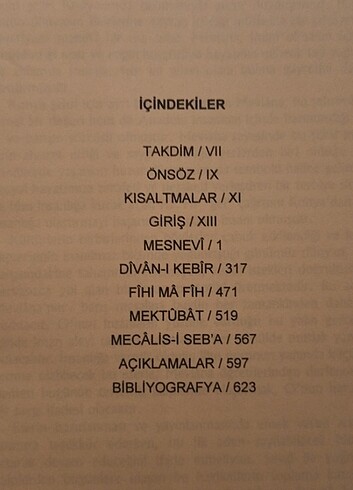  Mevlana bütün eserleri 