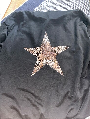 leopar baskılı sweatshirt