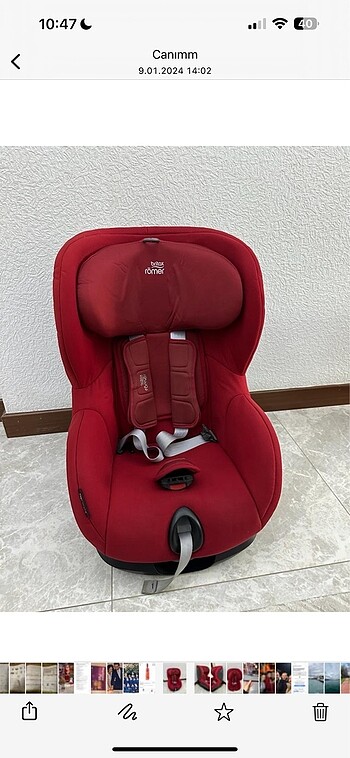 Diğer Beden bordo Renk Britax oto koltuğu