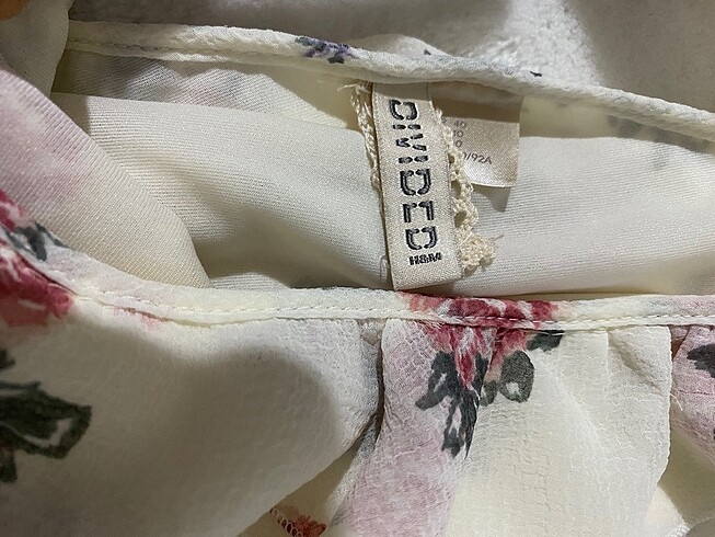 H&M Çiçekli Şifon elbise