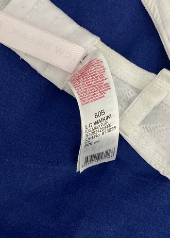 Beyaz Minimalist Destekli Sütyen - Görsel 2