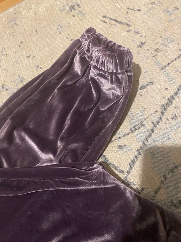 Kadın Mor kadife alt - Görsel 3