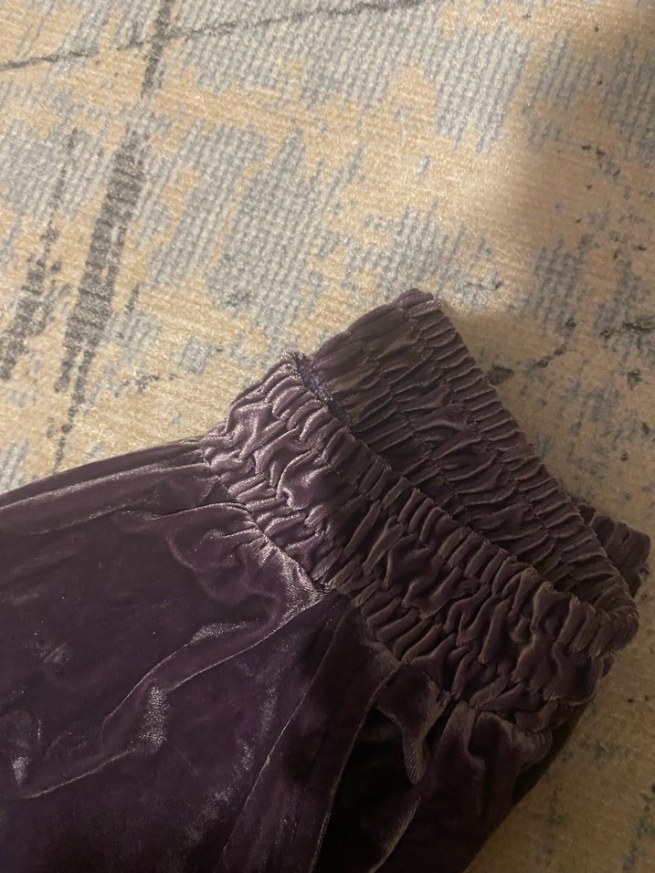 Kadın Mor kadife alt - Görsel 2