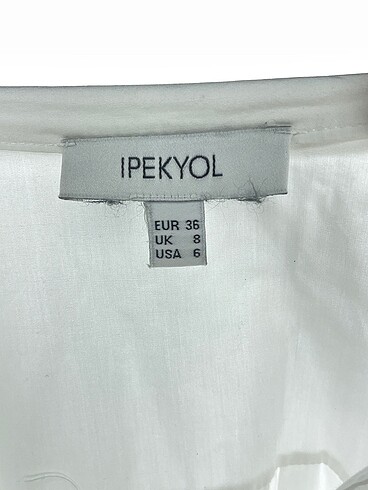 36 Beden beyaz Renk ipekyol Uzun Elbise %70 İndirimli.