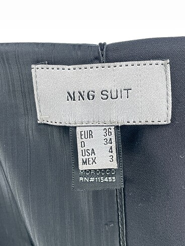36 Beden siyah Renk Mango Blazer %70 İndirimli.