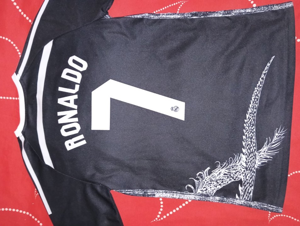 Erkek Siyah Baskılı Streetwear Forma - Görsel 2