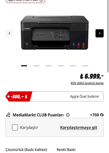 Canon Canon G3430 Yazıcı Sıfır Gibi!