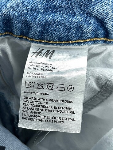 32 Beden çeşitli Renk H&M Jean / Kot %70 İndirimli.