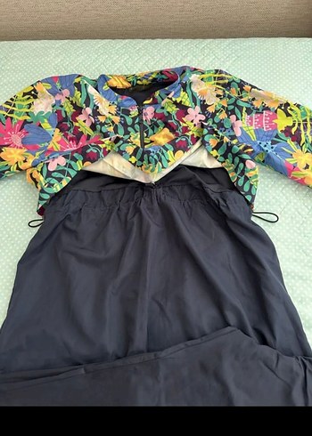 Çiçek Desenli Uzun Kollu Haşema takımı - Görsel 4