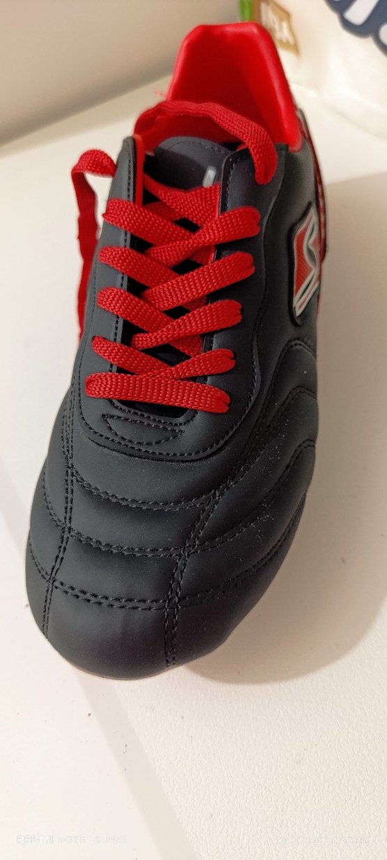 Erkek Kırmızı Spor Ayakkabı Velcro Bağcıklı 37 numara - Görsel 2