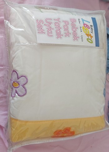 Bebek Uyku Seti Pastel Desenli Yumuşak Kumaş
