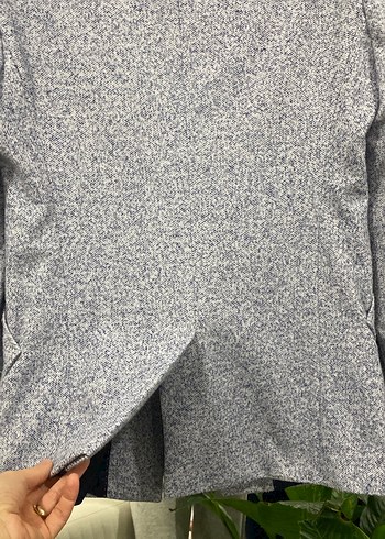 Gri Düğmeli Erkek Midi Ceket - Görsel 3