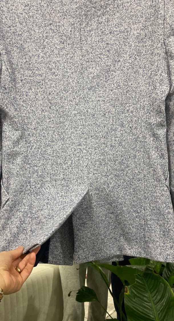 Gri Düğmeli Erkek Midi Ceket - Görsel 3