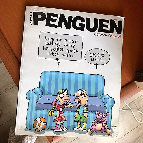 Penguen karikatür kitap