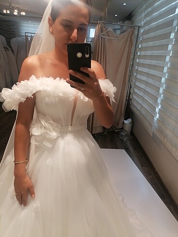 s Beden beyaz Renk Nsposa gelinlik