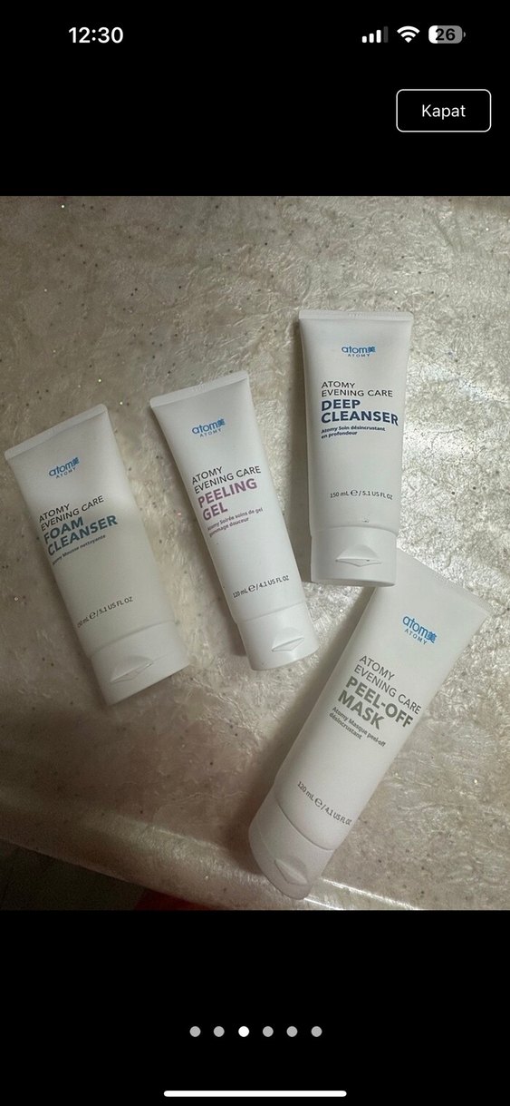 Atomy Evening Care 4'lü Yüz Temizleme Seti - Görsel 2