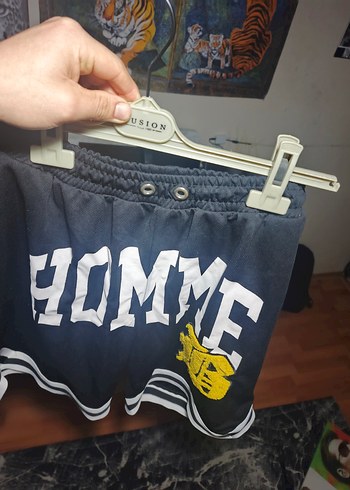 Erkek Mini Mavi Street Wear Şort - Görsel 4